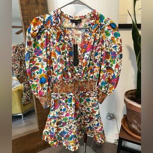 House of Harlow 1960 Multicolor Floral Dress